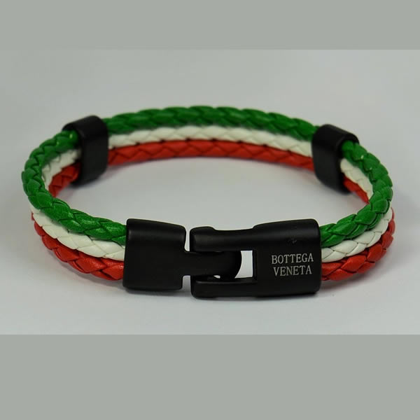 Red White and Green Friendship Bracelet