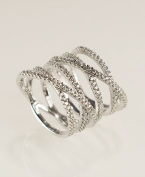 Zilveren infinite ring